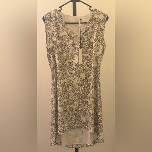 Three-Eighty-Two Brand Elegant Floral High Low Dress